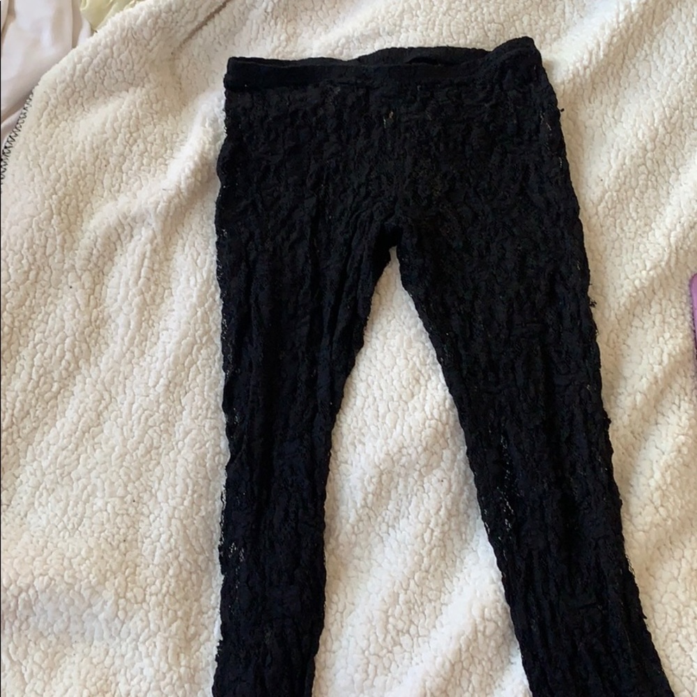 Free People lace tights
